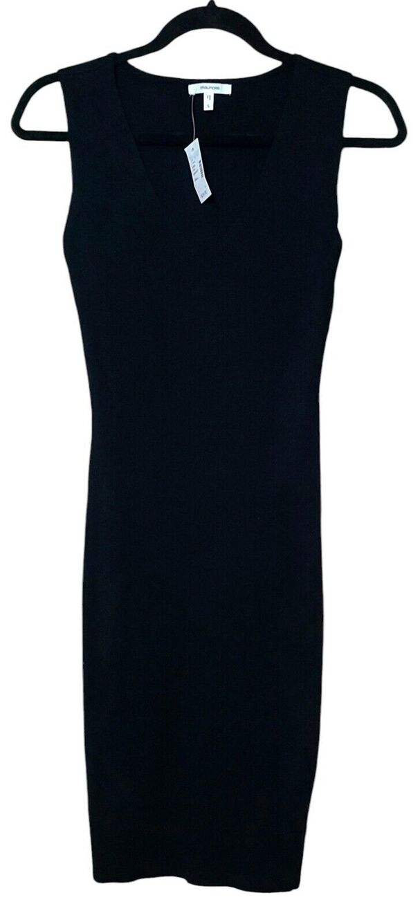 Maurices Black Knit Stretchy Dress Pullover Women's Size Small New Sleeveless